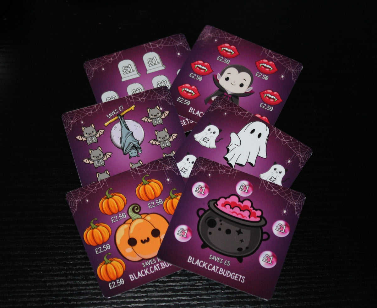 Halloween Mini Savings Trackers