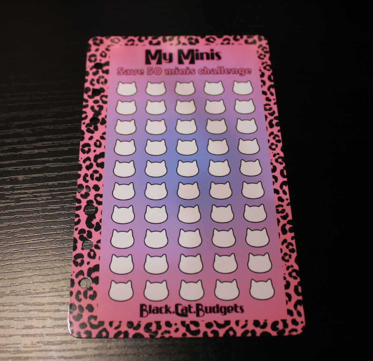 My Minis - 50 minis savings tracker