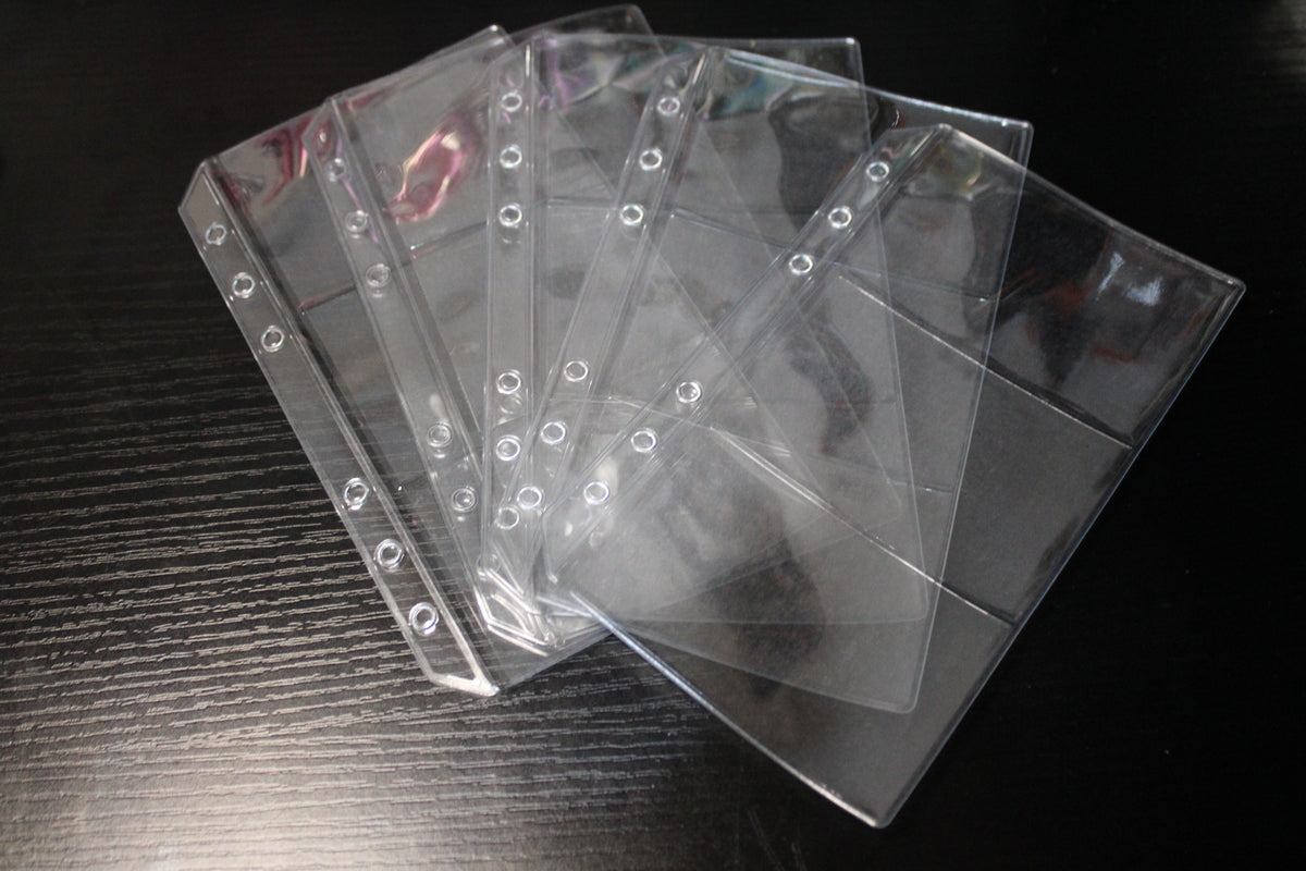 A6 Double Sided Triple Wallet