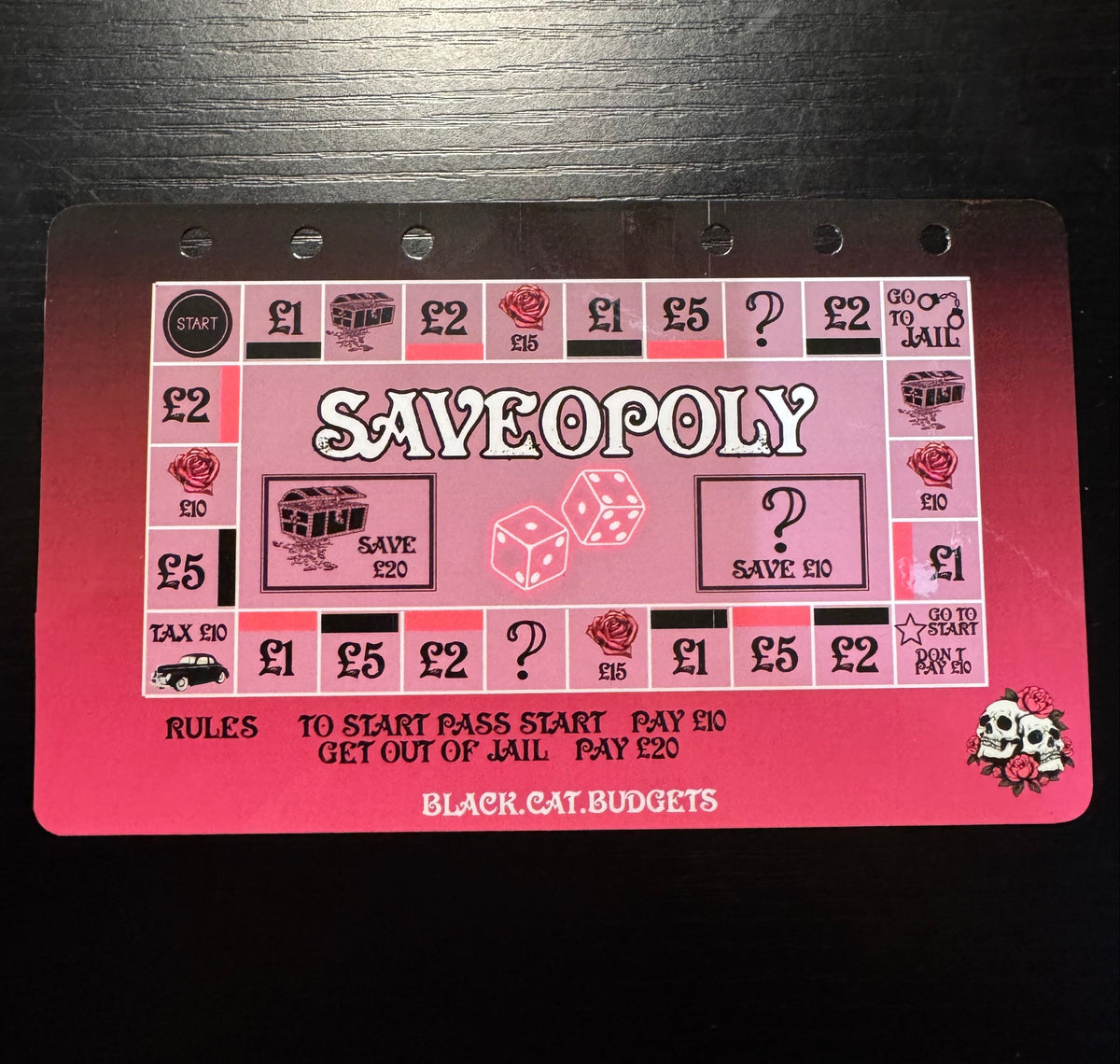 Skulls & Roses Savings Games